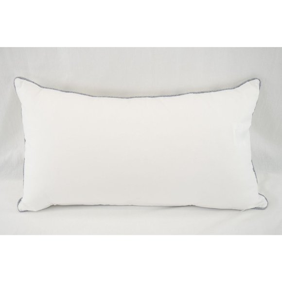 EUC Checkered Persea Eastern Accents Niche Pillow | Throw, White - Picture 3 of 7